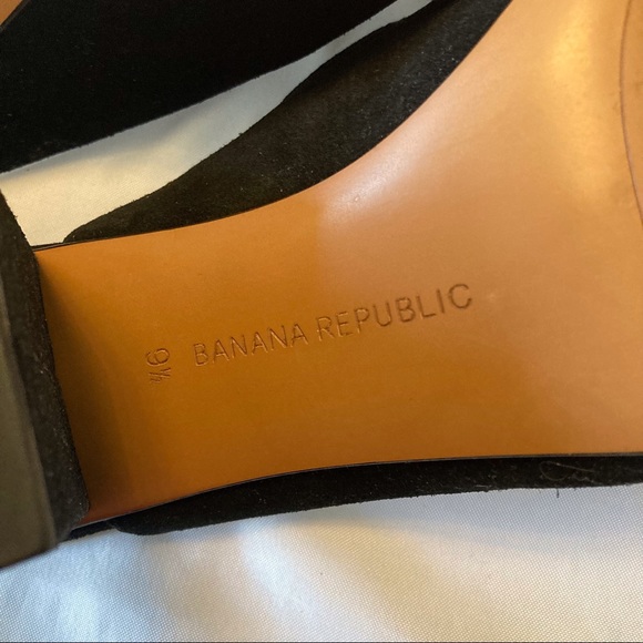 Banana Republic block heel mules sz 9.5 medium - Picture 6 of 9